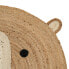 Фото #5 товара Ковер Медведь Бежевый Натуральный 100 % Джут 100 x 100 cm