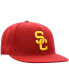 ფოტო #3 პროდუქტის Men's Cardinal USC Trojans Team Color Fitted Hat