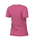 Фото #4 товара Women's Pink Washington Wizards 2022/23 City Edition Essential V-Neck T-shirt