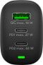 Goobay USB-C PD 3-fach Multiport-Schnellladegerät 65 W schwarz - 2x -Anschlüsse