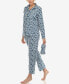 ფოტო #3 პროდუქტის Women's Pajama Set, 3-Piece