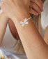 ფოტო #2 პროდუქტის Cubic Zirconia Pavé Butterfly Bolo Bracelet