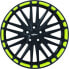 Фото #2 товара Колесный диск литой Oxigin 19 Oxspoke black foil neon yellow 9x20 ET28 - LK5/112 ML66.6