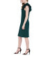 Фото #4 товара Women's Ruffled-Shoulder Sleeveless Dress