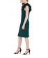 Women's Ruffled-Shoulder Sleeveless Dress