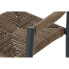 Фото #4 товара Стуль Home ESPRIT Коричневый Чёрный Алюминий ротанг 56 x 60 x 78 cm