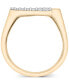 ფოტო #4 პროდუქტის Diamond MultiRow Wrap Ring (1/4 ct. t.w.) in 10k Gold, Created for Macy's