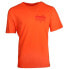 Diadora Manifesto Logo Crew Neck Short Sleeve T-Shirt Mens Orange Casual Tops 17