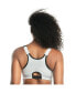 ფოტო #4 პროდუქტის Women's Wave Wire-free Zip Front Sports Bra