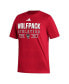Фото #4 товара Men's Red NC State Wolfpack Head of Class Fresh T-shirt