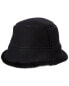 Surell Accessories Shearling Bucket Hat Women's Black