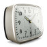 Mebus Radio - Digital alarm clock - Silver - White - 12h - Radio/Buzzer - Analog - Battery