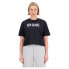 ფოტო #1 პროდუქტის NEW BALANCE Relentless Heathertech Cropped short sleeve T-shirt