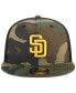 Men's Camo San Diego Padres Woodland Camo Trucker 9FIFTY Snapback Hat