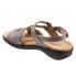 Фото #5 товара Trotters Riva T2016-043 Womens Gray Wide Leather Strap Sandals Shoes 9