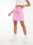 Y.A.S pocket detail mini skirt in pink