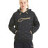 Puma Evide Aop Graphic Pullover Hoodie Womens Black Casual Outerwear 597078-51