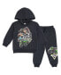 Фото #8 товара Little Boys Grave Digger Monster Mutt Megalodon Fleece Pullover Hoodie & Pants to