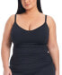 Фото #3 товара Plus Size Kore Scoop-Neck Tankini Top