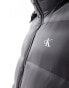 Фото #3 товара Calvin Klein Jeans Hooded Down Puffer Jacket in Ck Black