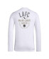 Фото #2 товара Men's White Distressed LAFC Local Stoic Long Sleeve T-shirt