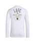 Men's White Distressed LAFC Local Stoic Long Sleeve T-shirt