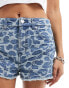 Фото #4 товара Aape by A Bathing Ape denim shorts in blue