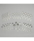 Фото #3 товара Riverridge Beaded 46 Piece Monogrammed Flatware Set - P, Service for 8