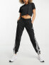 Фото #3 товара adidas Training Train Icons 3 stripe joggers in black