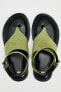 Фото #16 товара Flat leather slider sandals