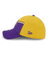 Фото #4 товара Men's Gold, Purple Minnesota Vikings 2023 Sideline 39THIRTY Flex Hat