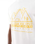 Napapijri Faber mountain graphic t-shirt in off white