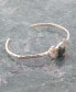 ფოტო #4 პროდუქტის Hammered Genuine Seraphinite Octagon Cuff Bracelet