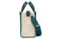 Diagonal MLB Logo Tote 3AORS083N-Green