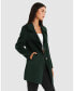 ფოტო #2 პროდუქტის Women's Ex-Boyfriend Wool Blend Oversized Jacket