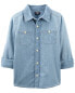 Фото #7 товара Kid Button-Front Chambray Shirt 7