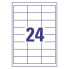 Фото #5 товара Avery Zweckform Avery 3658-10 - White - Rectangle - Permanent - 64.6 x 33.8 mm - A4 - Paper