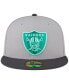 Фото #2 товара Men's Gray, Graphite Las Vegas Raiders Aqua Pop 59FIFTY Fitted Hat