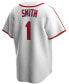 Фото #2 товара Men's Ozzie Smith White St. Louis Cardinals Home Cooperstown Collection Player Jersey