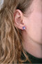 Фото #4 товара Rivoli Violet fine earrings