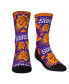 Фото #1 товара Youth Boys and Girls Socks Phoenix Suns Allover Logo and Paint Crew Socks