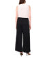 ფოტო #4 პროდუქტის Petite Glitter Flare-Leg Side-Slit Pull-On Pants