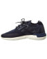 Фото #2 товара Tod’S Knit & Leather Sneaker Men's Blue 8.5