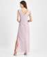 Women's Lace Cutout Cap-Sleeve Gown pale orchid, 12 - фото #4