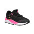 Фото #2 товара Puma Pacer Future Splatter Neon Ac Slip On Girls Black Sneakers Casual Shoes 38