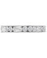 3-Pc. Set Cubic Zirconia Round & Baguette Polished Stack Rings