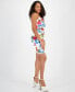 ფოტო #3 პროდუქტის Women's Chiara Floral Twist-Front Sleeveless Dress