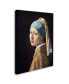 Фото #2 товара Johannes Vermeer 'Girl with a Pearl Earring' Canvas Art - 24" x 18" x 2"