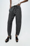 Zw collection linen blend jogger trousers