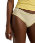 Трусы женские Lauren Ralph Lauren Cotton & Lace Jersey Hipster Brief Underwear 4L0077 Lemon Chiffon, XS - фото #2